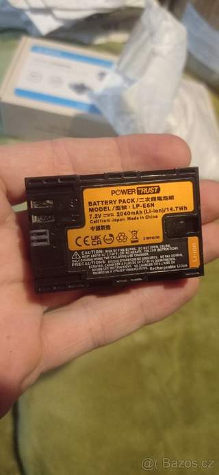Akumulátor Canon Lp-e6 japan - Nový Pro