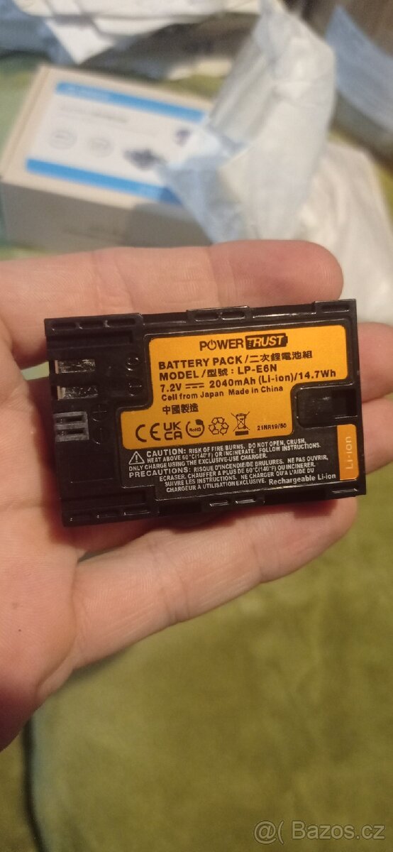 Akumulátor Canon Lp-e6 japan - Nový Pro