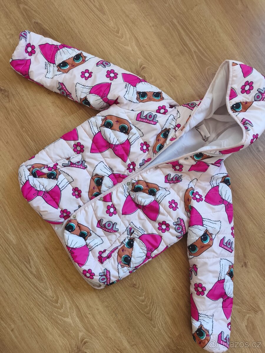 Zimní bundy vel 122/128