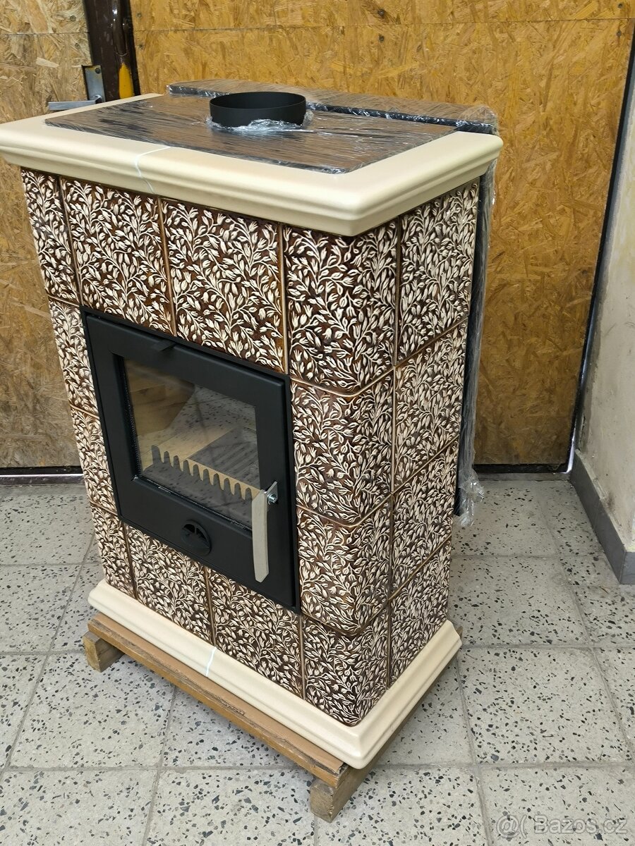 krbová kachlová kamna - 9 kW -