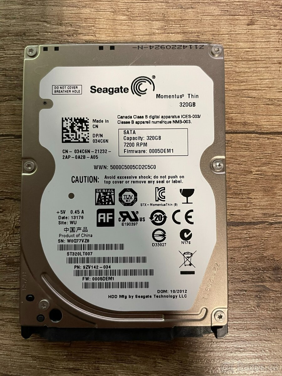 Disk 320GB