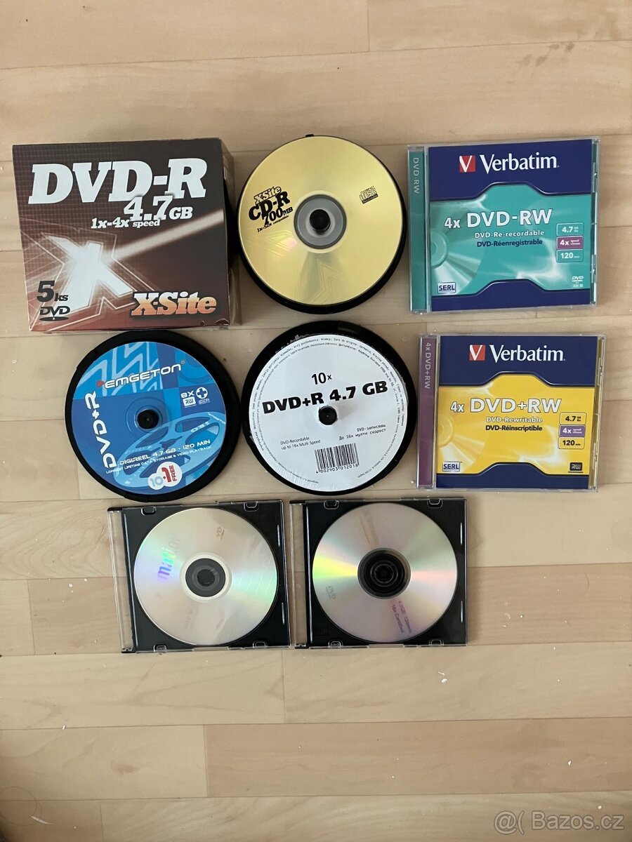 CD a DVD disky nové
