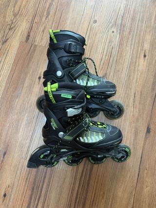 Dětské rostoucí kolečkové brusle no fear vel. 4 až 6,5