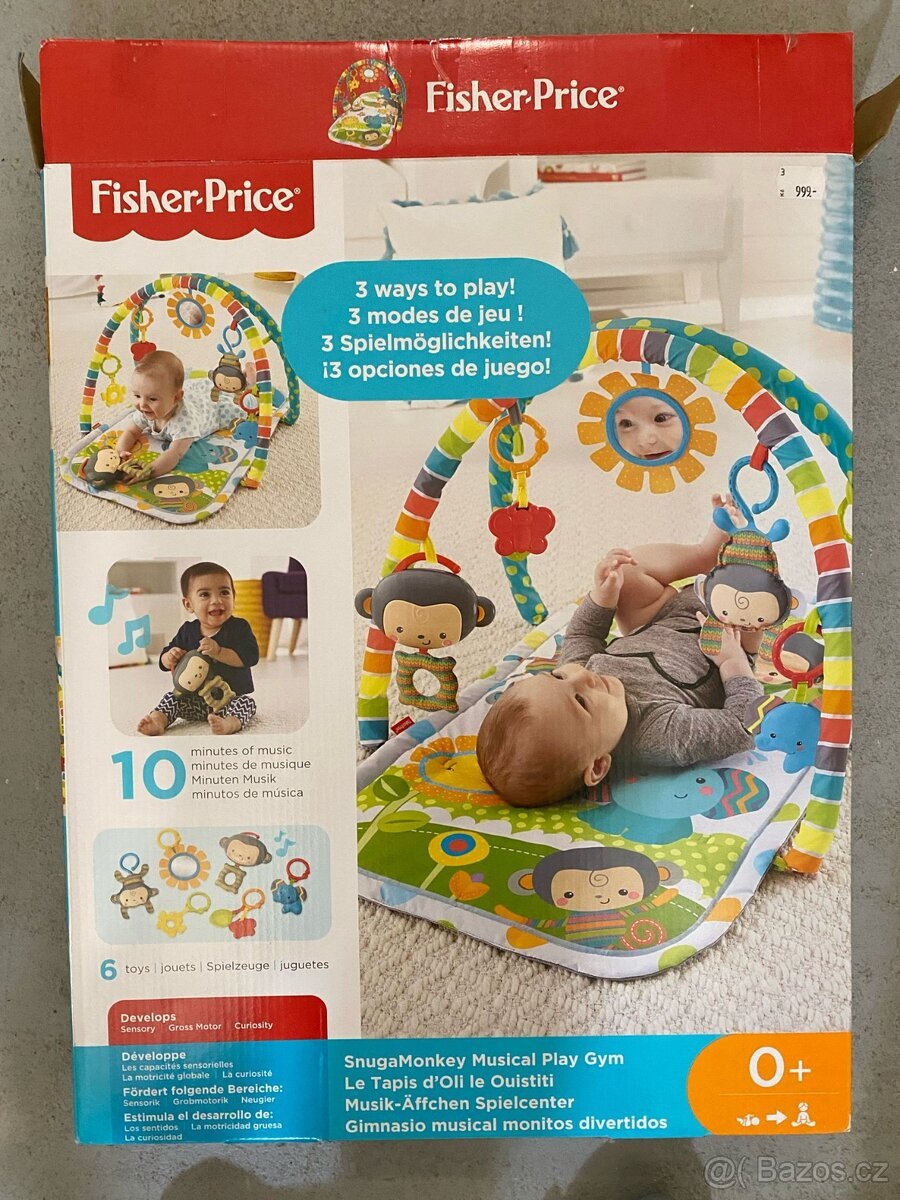 hrací deku Fisher-Price Monkey Music