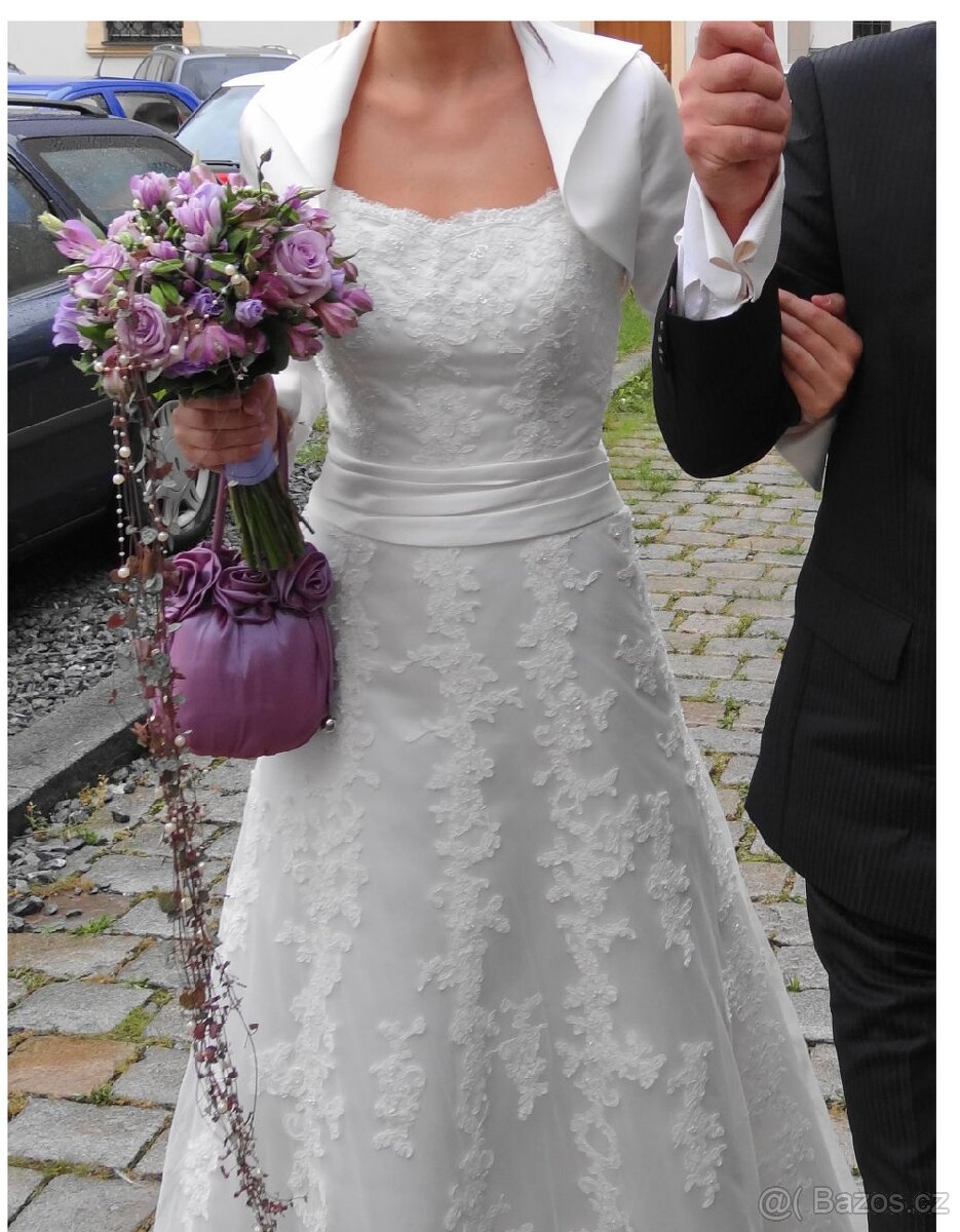 Svatební šaty zn. JASMINE - možnost SLEVY