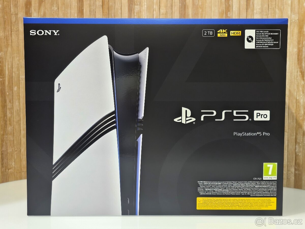 SONY PLAYSTATION 5 PRO 2TB NOVÉ NEROZBALENÉ NEPOUŽITÉ