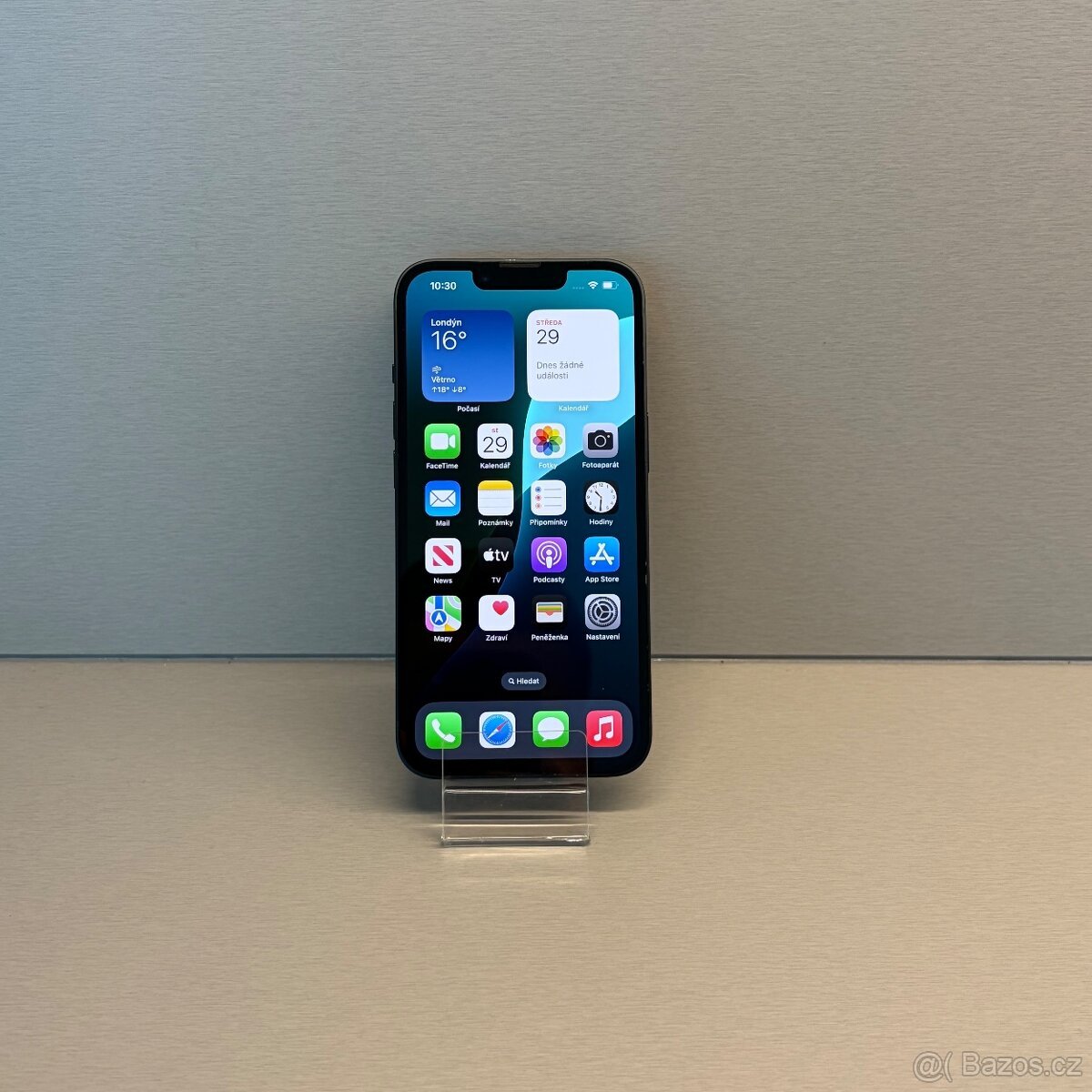 APPLE IPHONE 13 128GB ČERNÝ, 97% BATERIE, KRÁSNÝ STAV