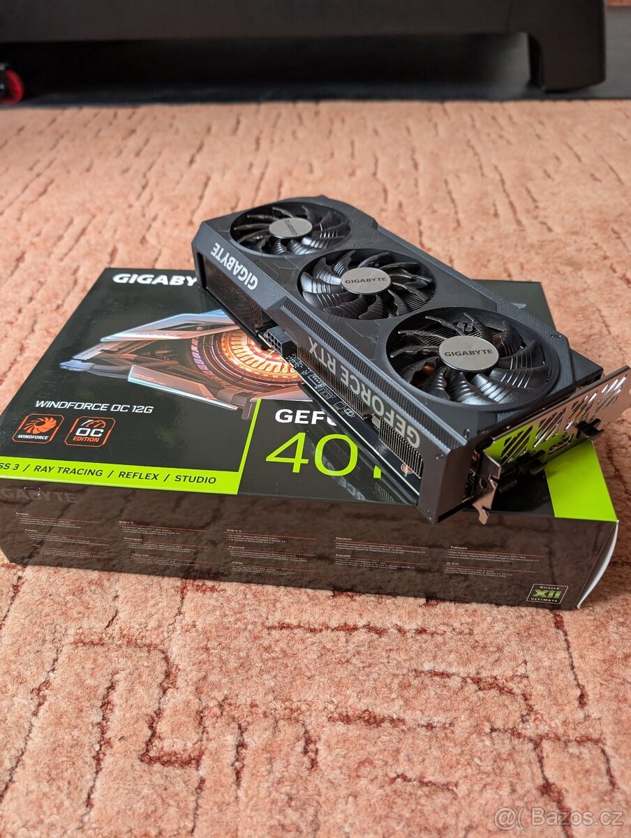 nVidia Gigabyte RTX 4070 wind force OC 12gb