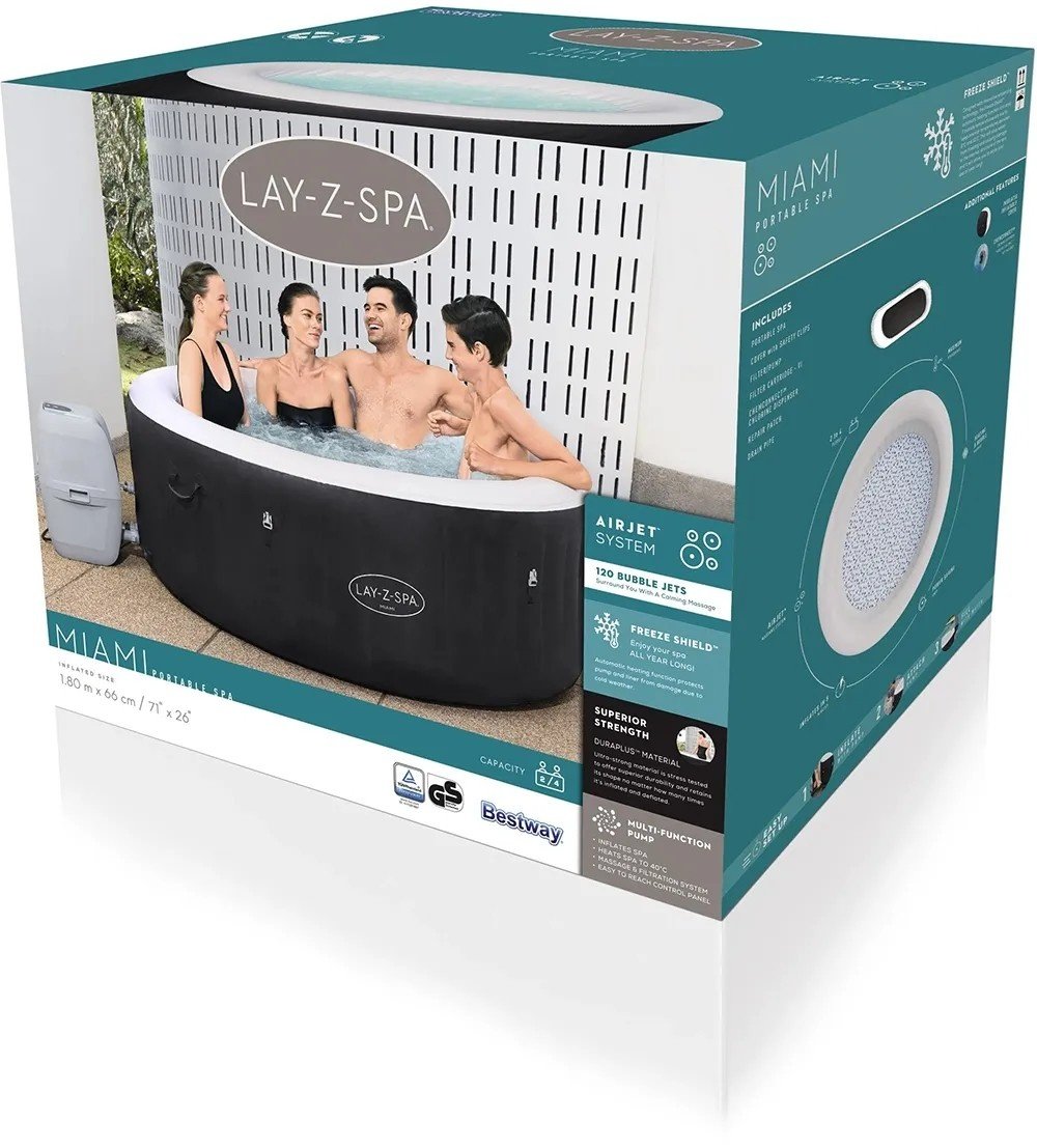 Vířivku miami4 lay-z-spa
