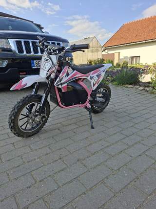 Elektrická minicros, minibike, pitbike.
