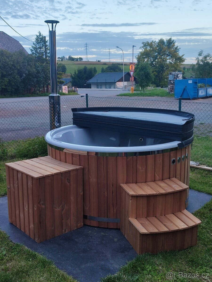 Koupací sud (ThermoWood - full set) včetně filtr. systému