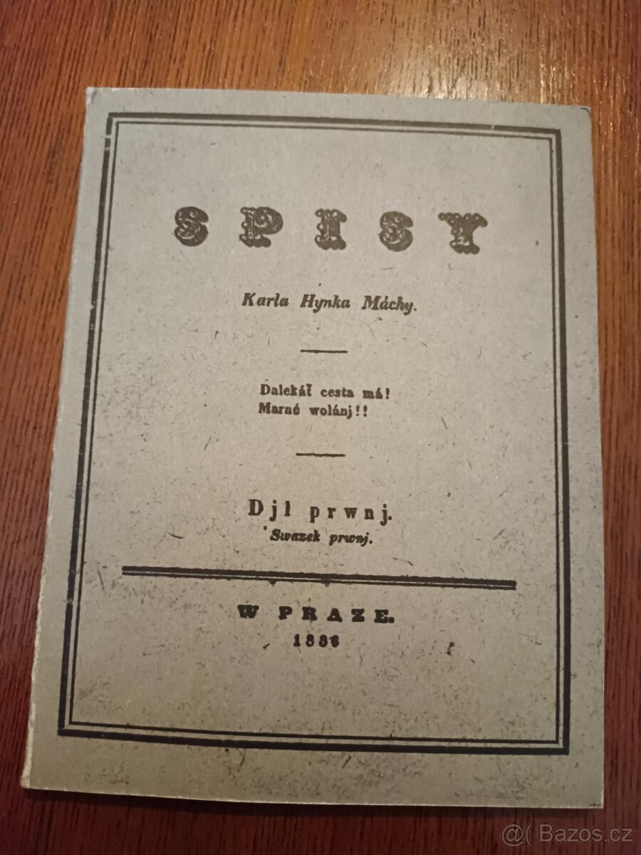 K.H. Macha Spisy 1836