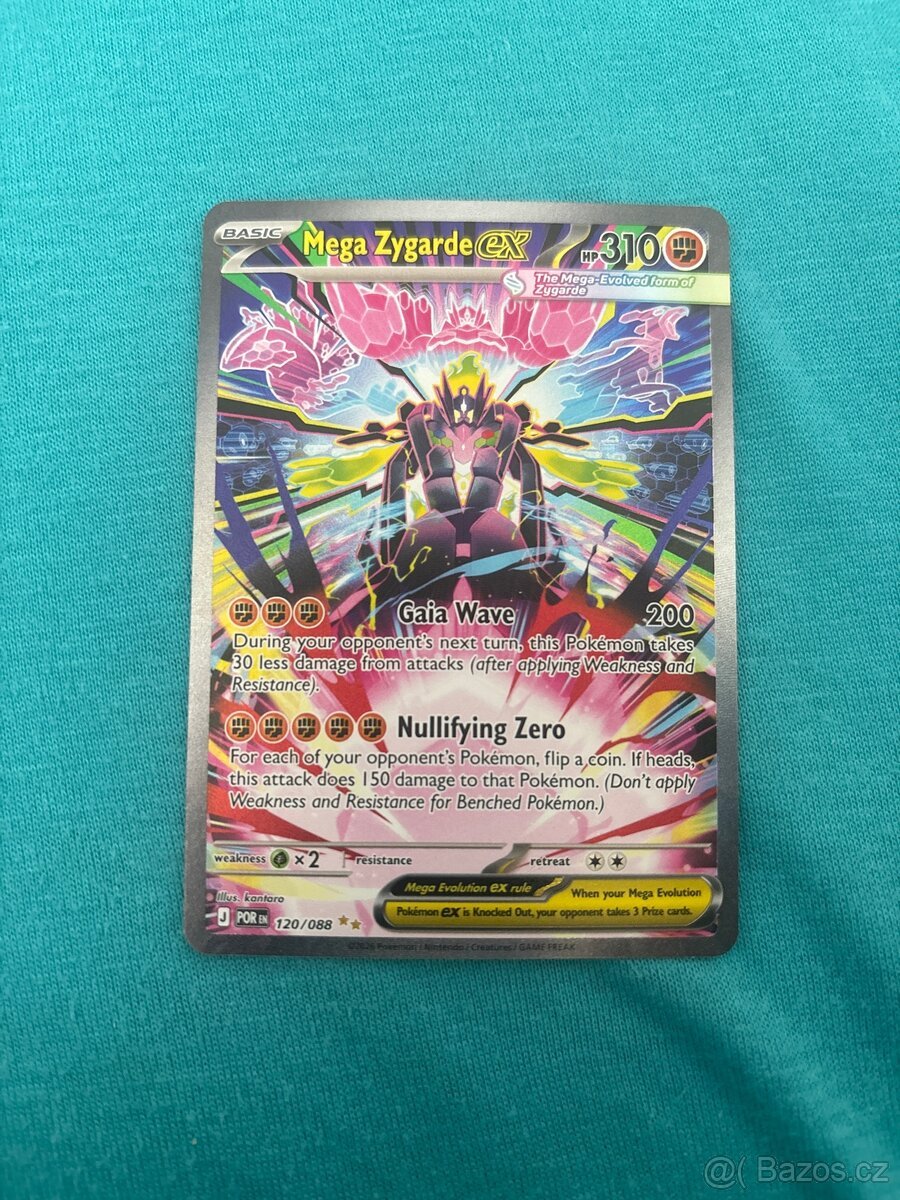 pokemon mega zygarde ex 120/088