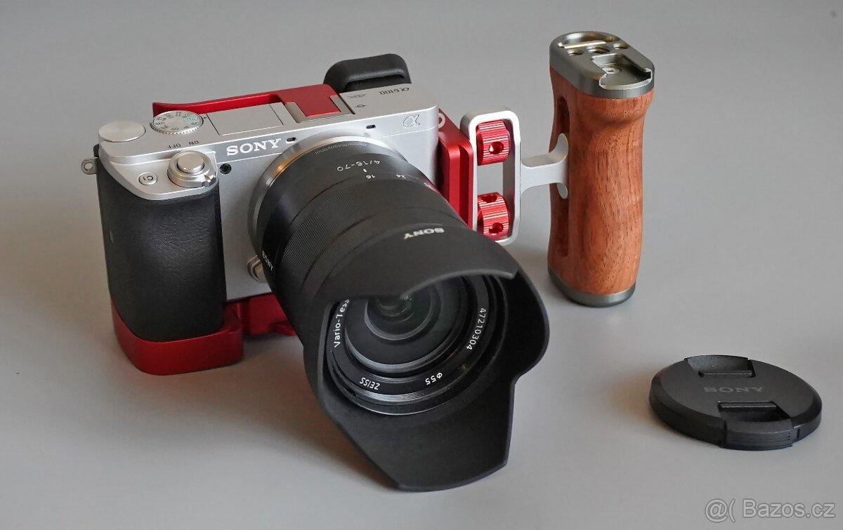 SONY A6100 výbava, nové, v záruce, jen 85 snímků