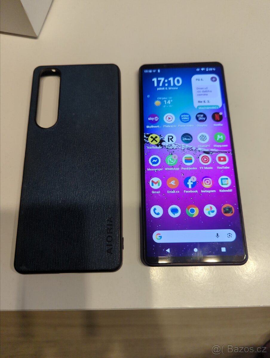 Sony Xperia 1III fialová
