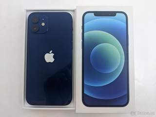 iPhone 12 64gb blue. Baterie 100%. Záruka 6 měsíců