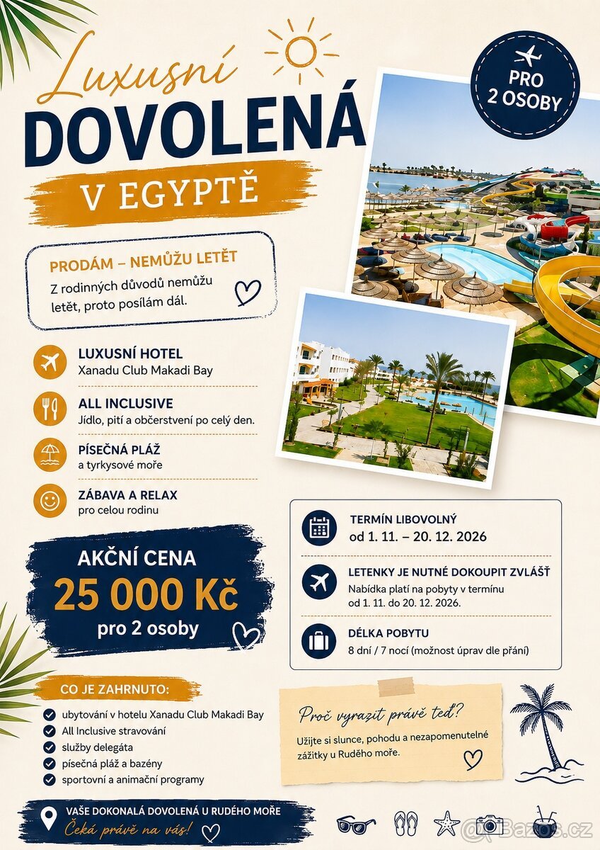 Dovolená Egypt