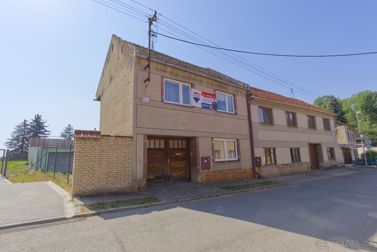 Prodej RD 4+1 s garáží, dílnou, dvorem, ONDRATICE