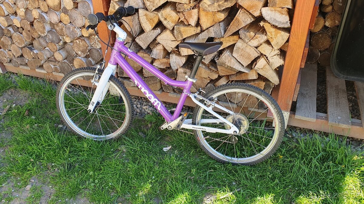 Dětské kolo Woom 4 (20") - fialové, po 1. dítěti