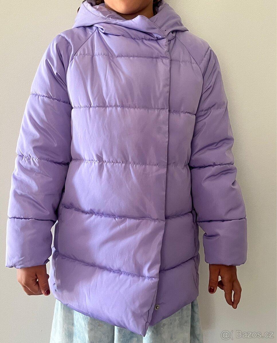 Zimní bunda Reserved 140 cm lila fialová