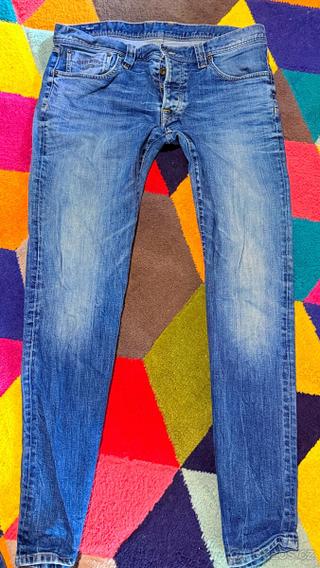 PEPE JEANS PÁNSKÉ SLIM-FIT DENIM KRÁSNÉ JEANS-RIFLE 💪🏽W34