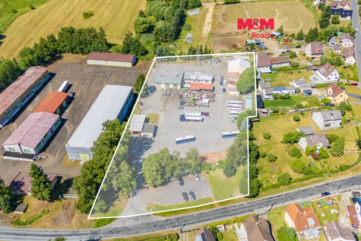 Pronájem provozní plochy, 8696 m², Nepomuk