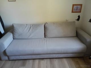 Rozkládací gauč s úložným prostorem