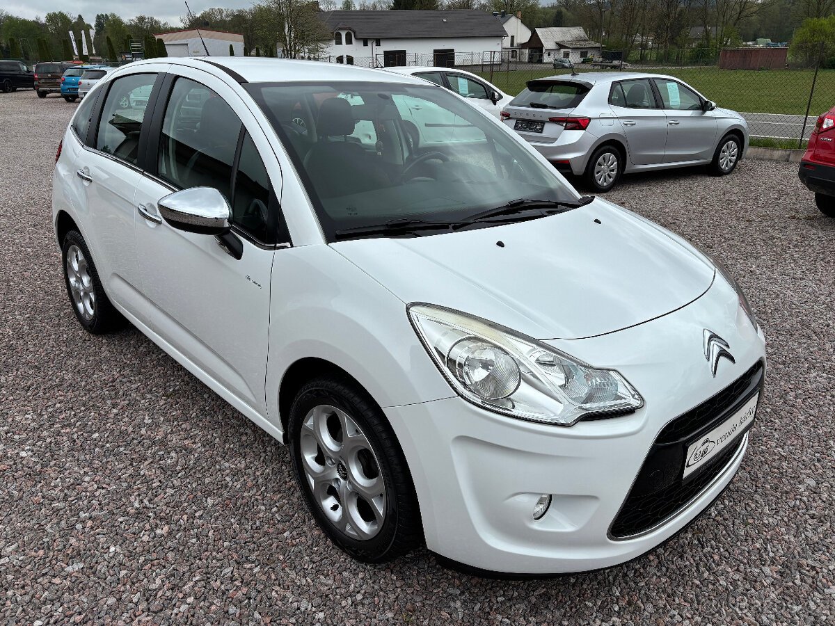 Citroen C3 1,4i Exclusive,původ CZ,1.maj,110tkm,alu,Cebia,