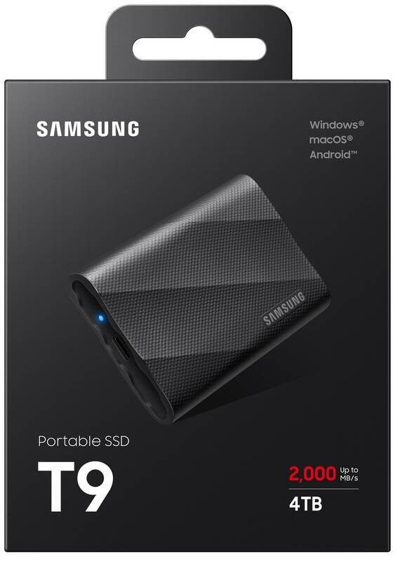 Samsung Portable SSD T9 4TB černý