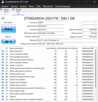 Seagate Baracuda 500 GB/7200 RPM