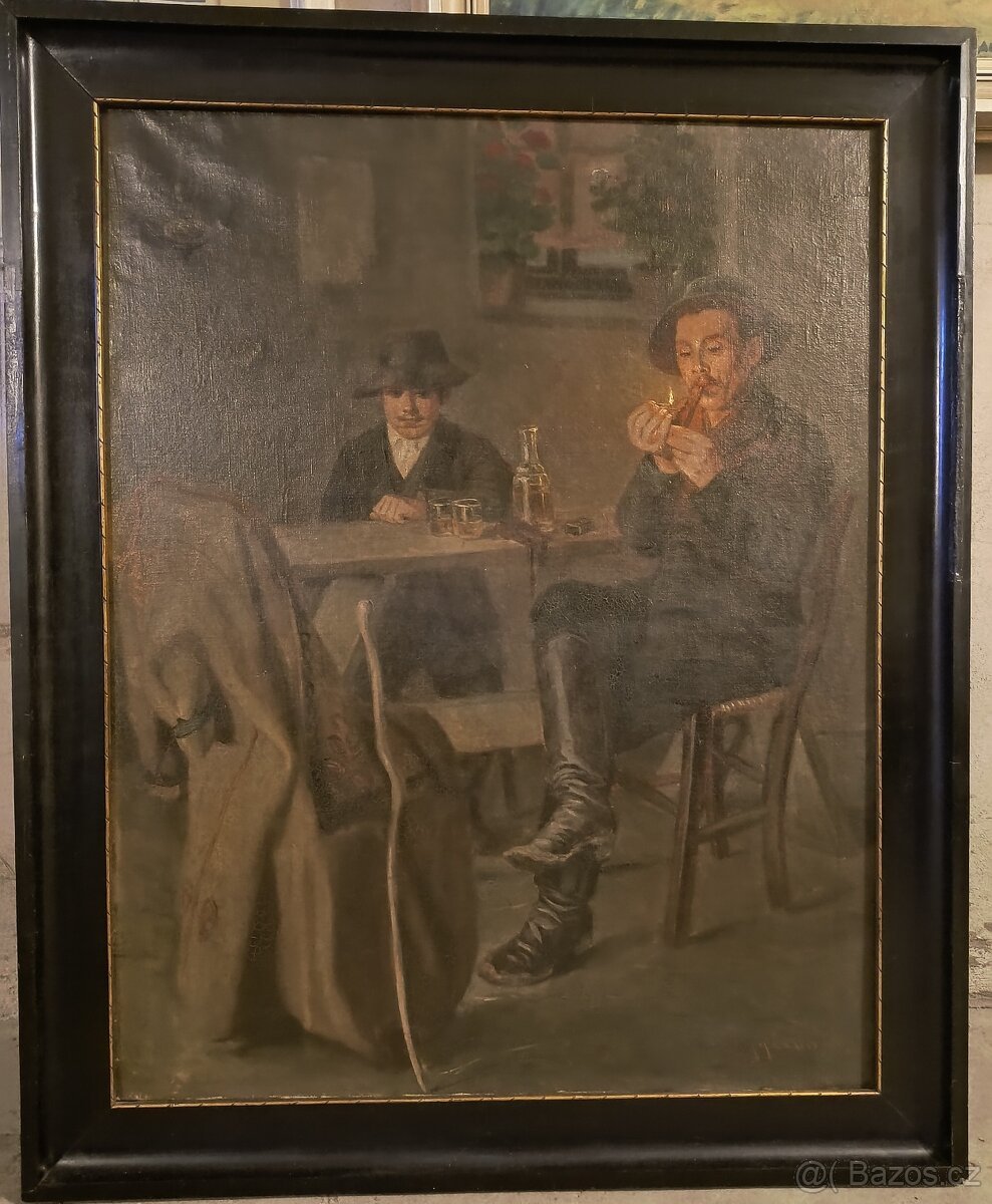 Erno Nagy - olej na plátně