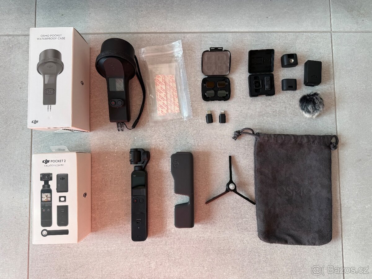 DJI Osmo Pocket2 Creator Combo + ND filtry + Waterproof Case