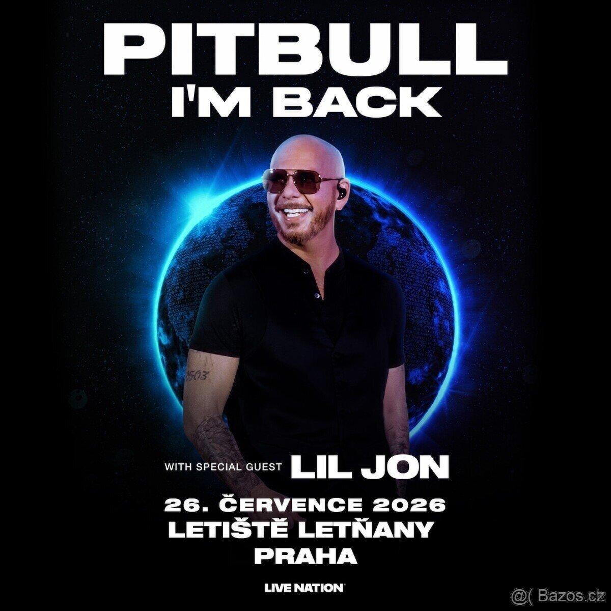 PITBULL koncert Praha 26.7.2026 vstupenka