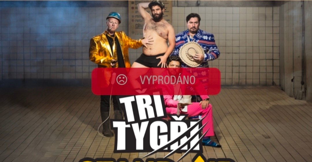Tři tygři Ostrava bumbum dnes 21.7. 19.30 Kozub