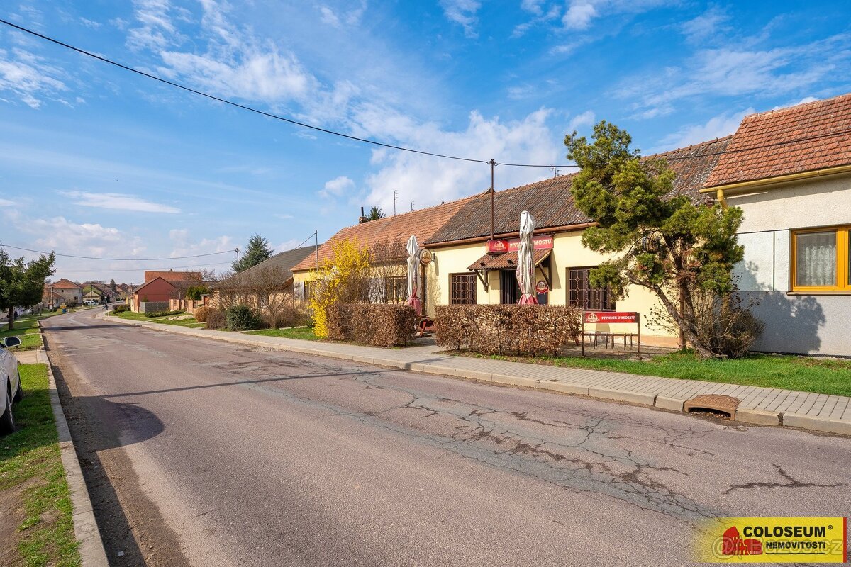 Šanov u Znojma, restaurace, vhodné k podnikání, dvorek - kom