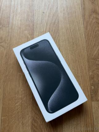 Apple iPhone 15 Pro 128GB černý CZ