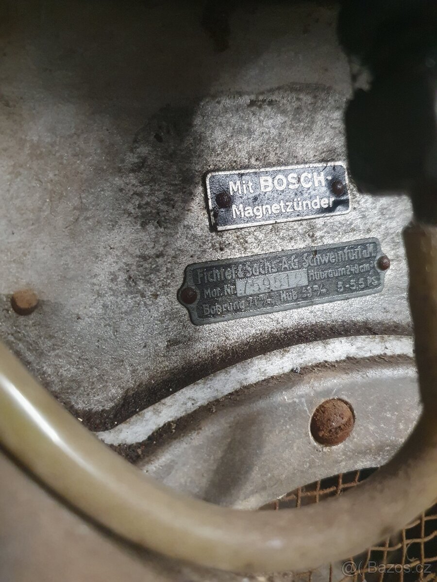 Stabilní motor FICHTEL&SACHS Bosch