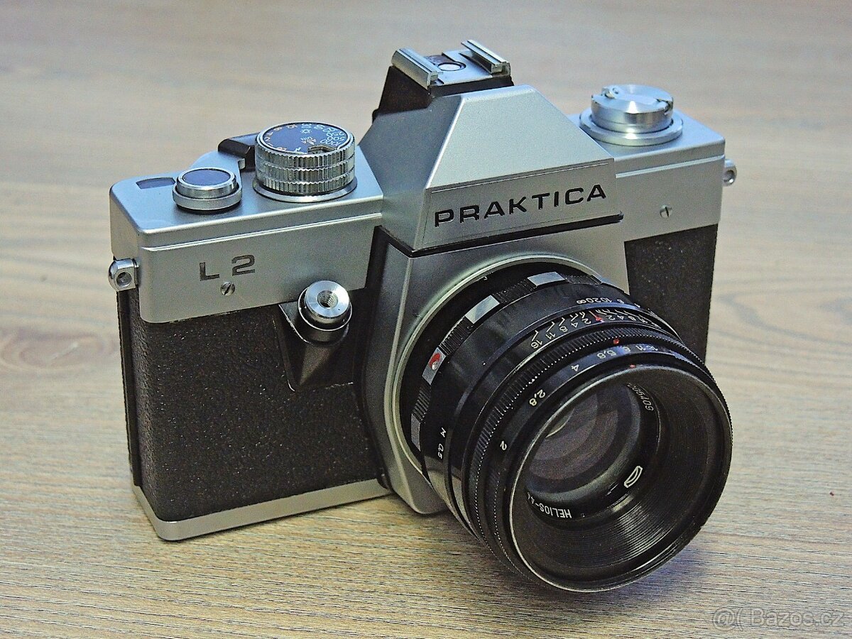 Kinofilmová Praktica L 2 + Helios 44 - F 2.0/58 mm
