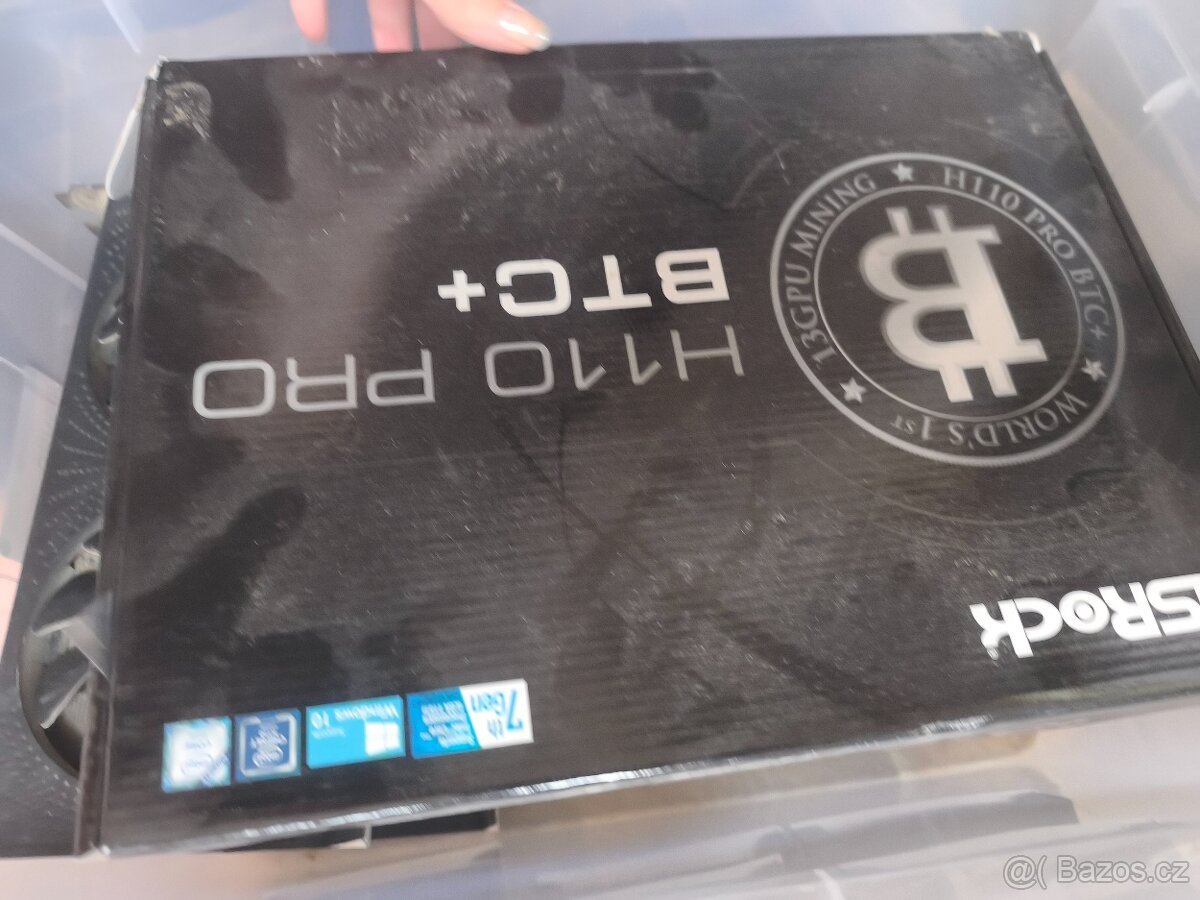Set 16x GPU RX 580 8GB + 4x MB (H110 Pro BTC+) + zdroje 1650