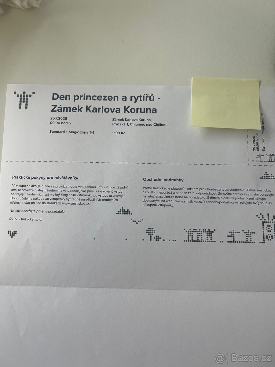 Vstupenka Den princezen Chlumec n/C_1+1 Dospělí + dítě