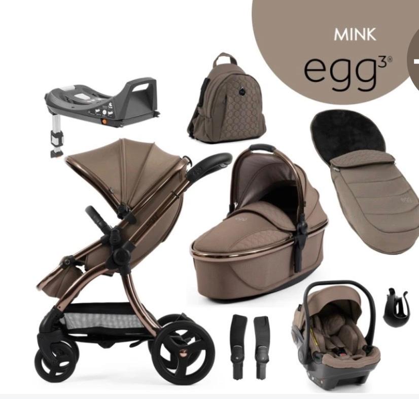 ✨ kočárek Egg 2 6v1 – po 1 dítěti, stav ✨