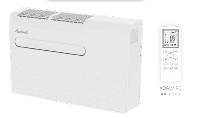 Parapetní klimatizace Airwell XDAW-023R-09M25 – NOVÁ, bez
