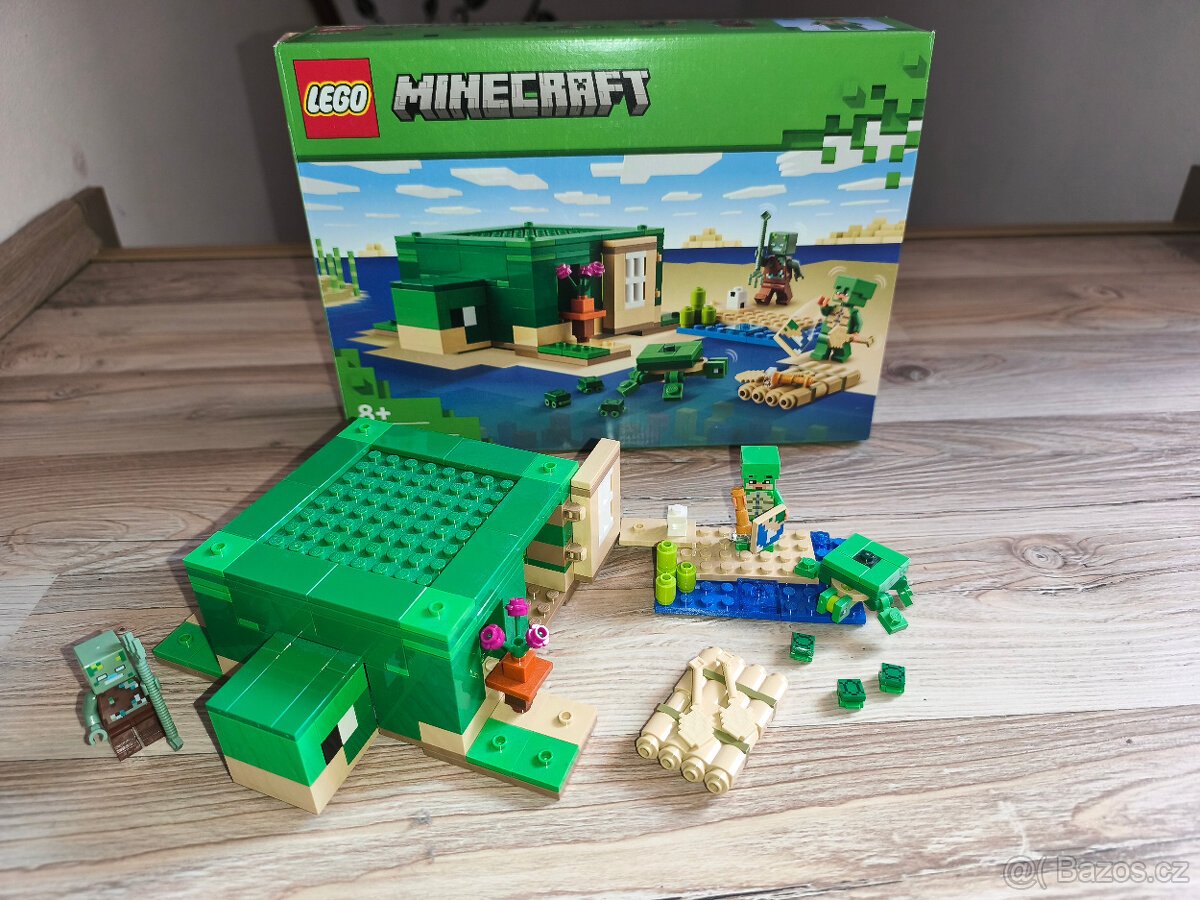 LEGO Minecraft 21254 Želví domek na pláži