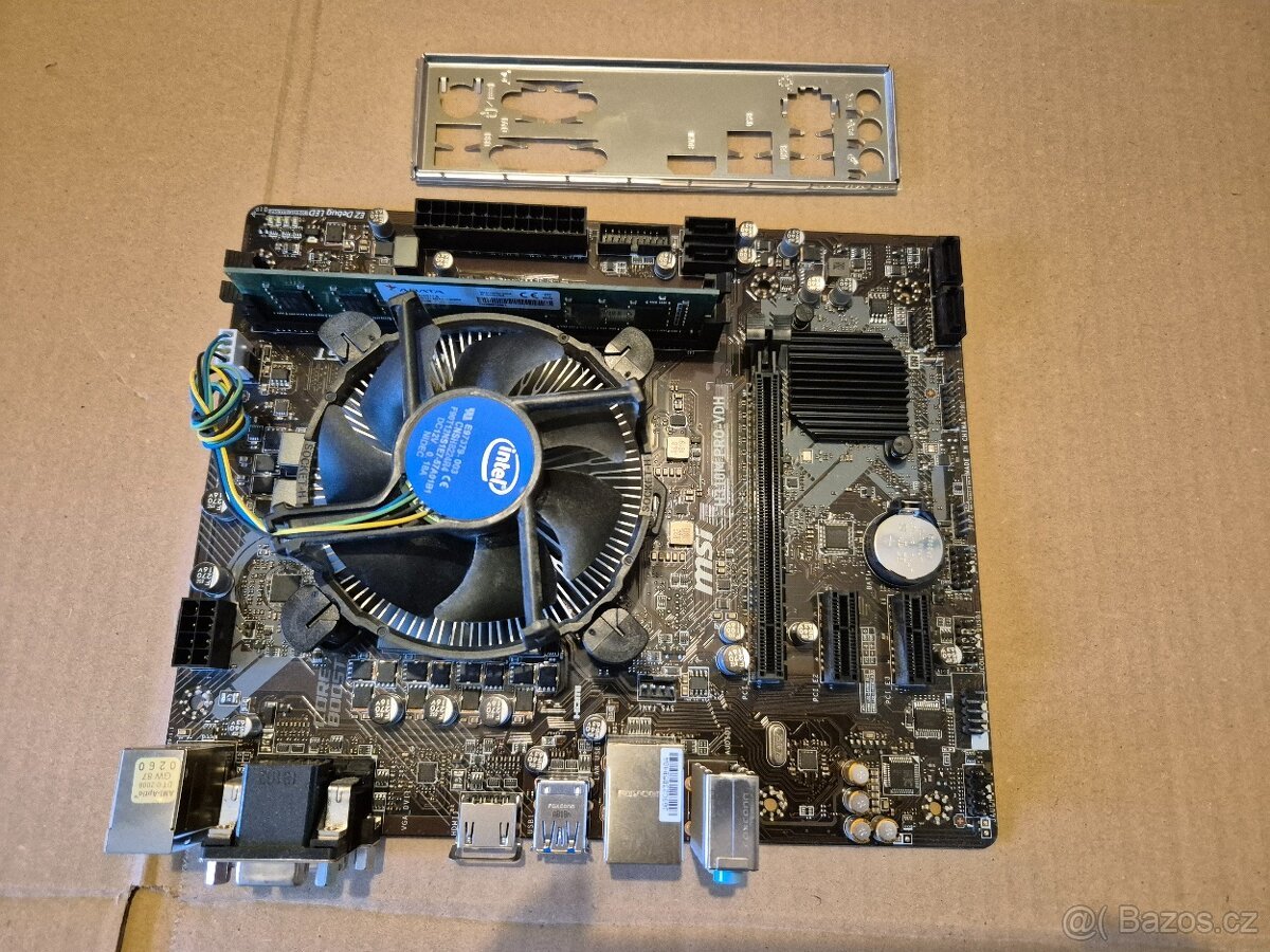 Základní deska+procesor i3 8100 +Ram 4GB DDR4
