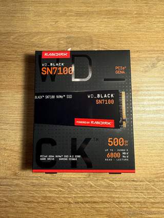 WD Black SN7100 500GB | NVMe M.2 SSD | Nový | Záruka
