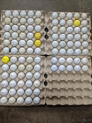 Golfové míčky mix stav 6/10 100kusu