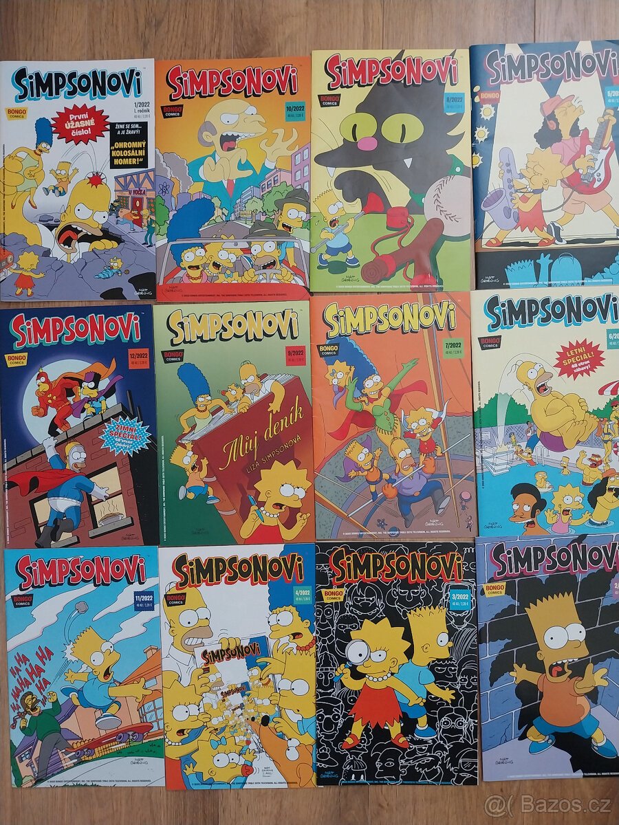 Simpsonovi 1.-12. 2022, komplet rok 2022