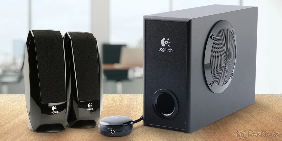 Reproduktory Logitech S220, 17W RMS, zvukový systém 2.1