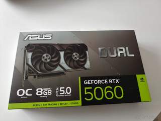 Úplně nová Geforce RTX 5060 8GB _ Asus dual