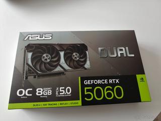 Úplně nová Geforce RTX 5060 8GB _ Asus dual
